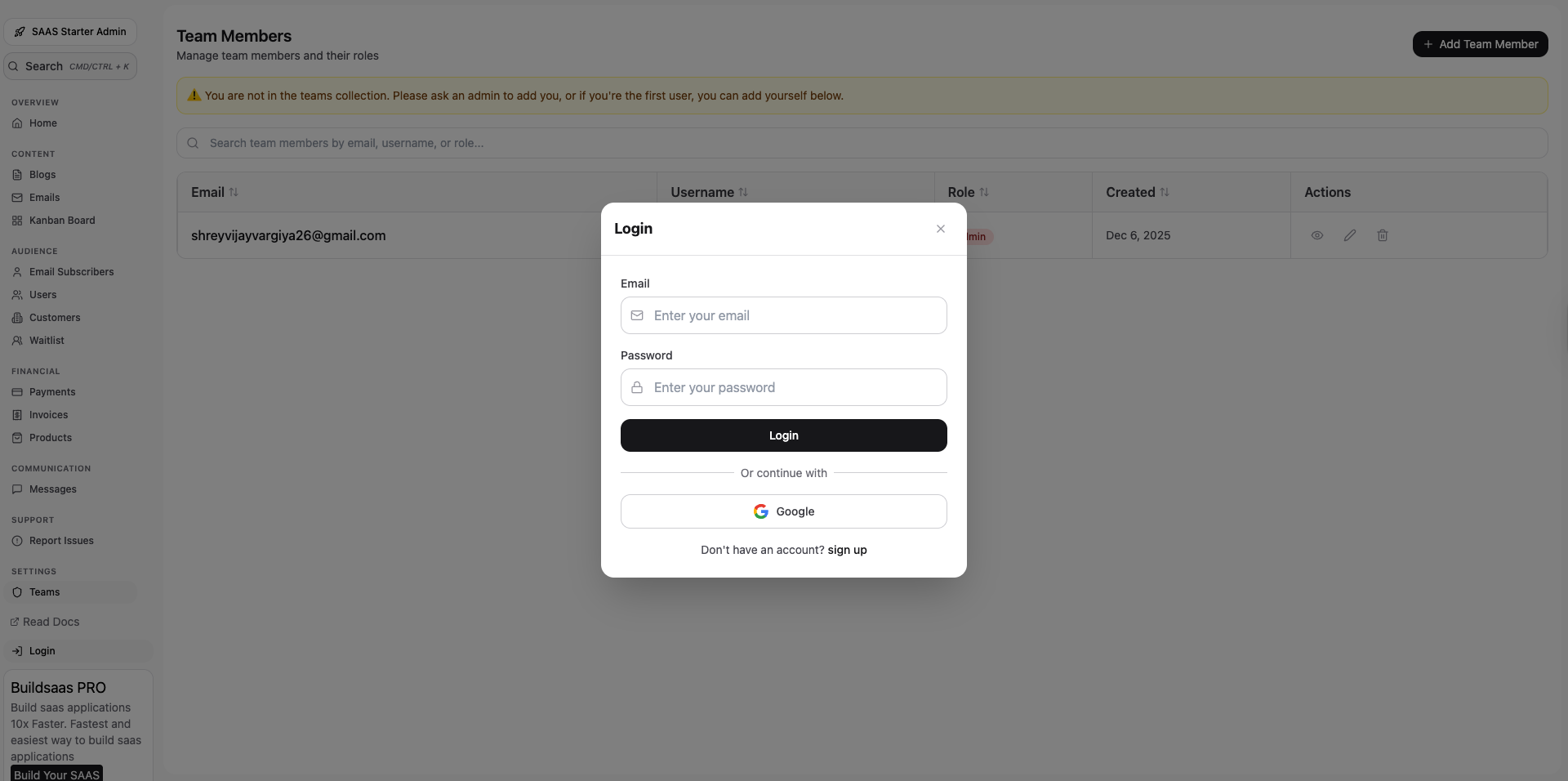 Admin Preview
